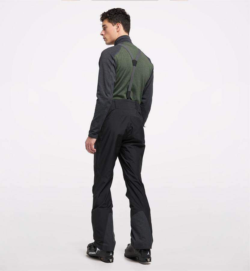 Haglöfs Mens Lumi Form Ski Pants Black New Zealand 56307XQVC